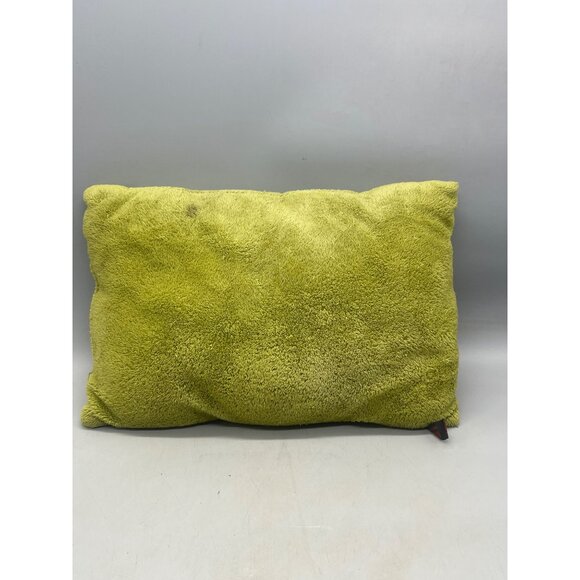 buffalo david bitten green throw pillow rectangle fuzzy soft poly 15x10" READ - Picture 6 of 8